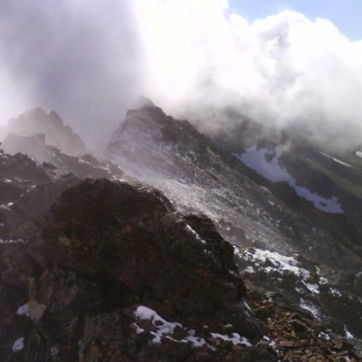 Looking east on the ridge from O\'Malley Peak